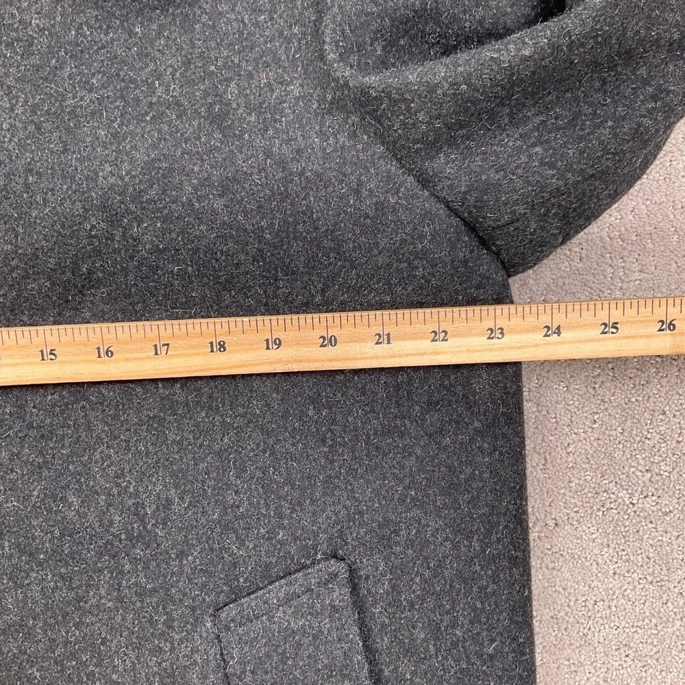 Lakeland Overcoat Mens 42 Charcoal Gray Full Length Heritage‎ Executive Formal